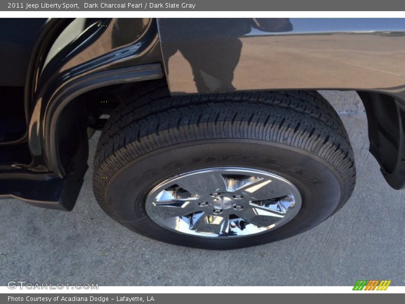 Dark Charcoal Pearl / Dark Slate Gray 2011 Jeep Liberty Sport