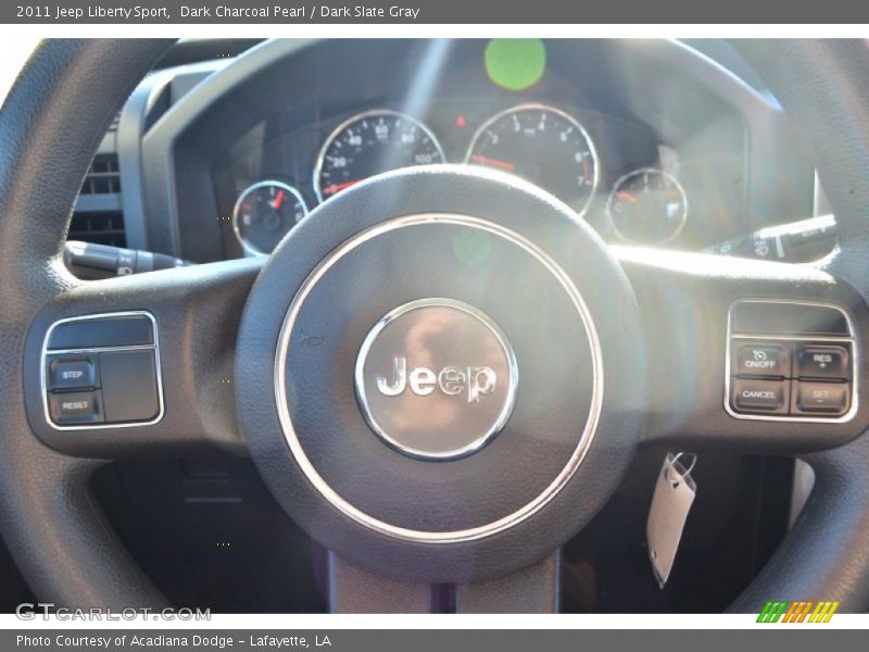Dark Charcoal Pearl / Dark Slate Gray 2011 Jeep Liberty Sport