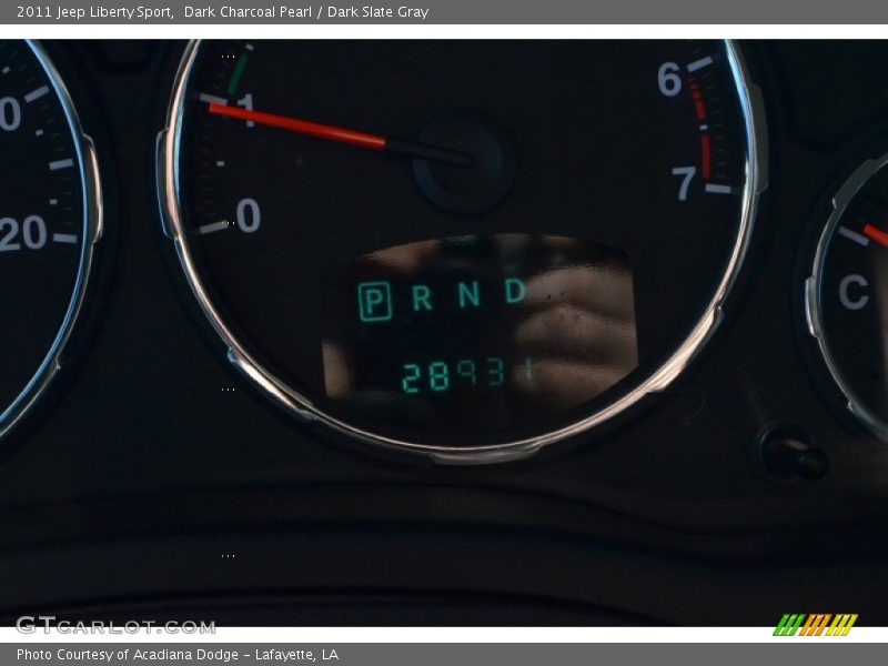Dark Charcoal Pearl / Dark Slate Gray 2011 Jeep Liberty Sport