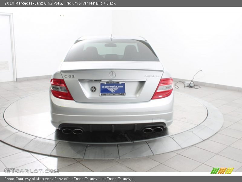 Iridium Silver Metallic / Black 2010 Mercedes-Benz C 63 AMG