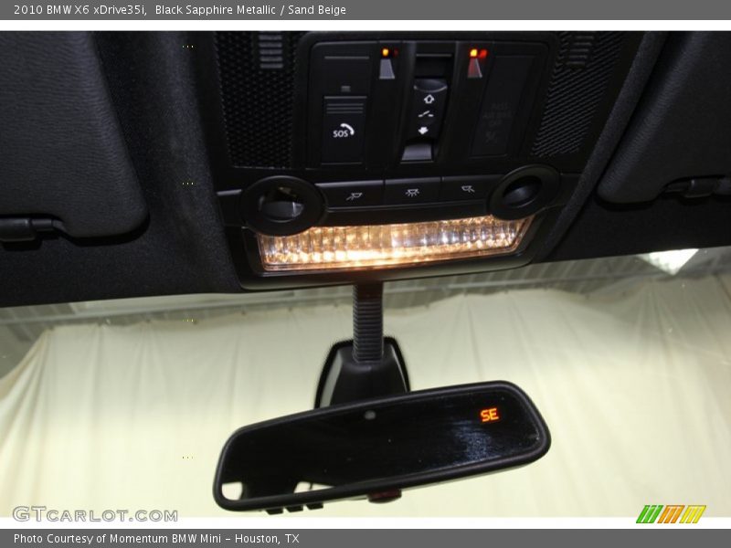 Black Sapphire Metallic / Sand Beige 2010 BMW X6 xDrive35i