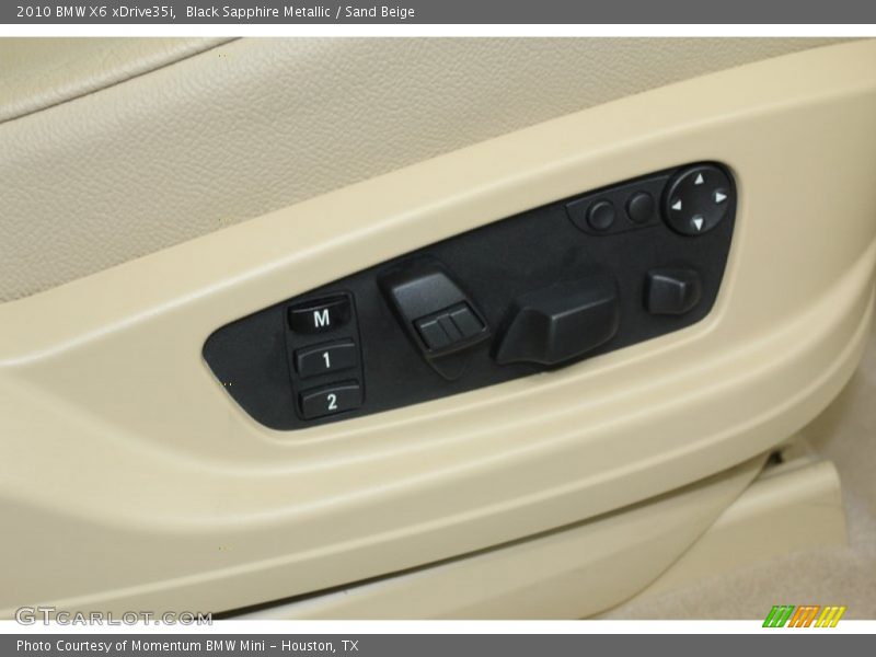 Black Sapphire Metallic / Sand Beige 2010 BMW X6 xDrive35i
