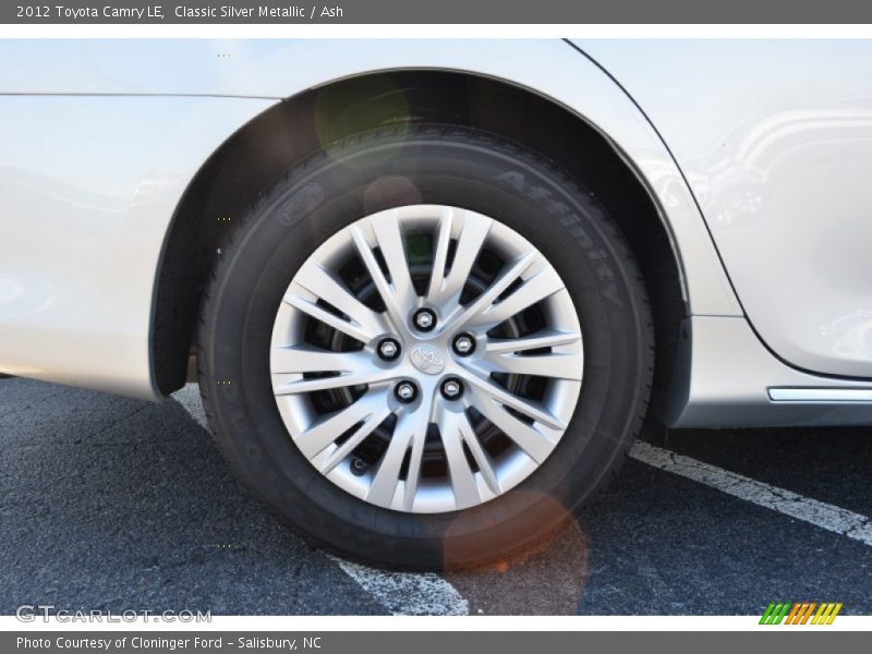 Classic Silver Metallic / Ash 2012 Toyota Camry LE