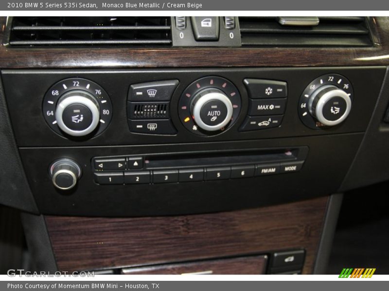 Controls of 2010 5 Series 535i Sedan