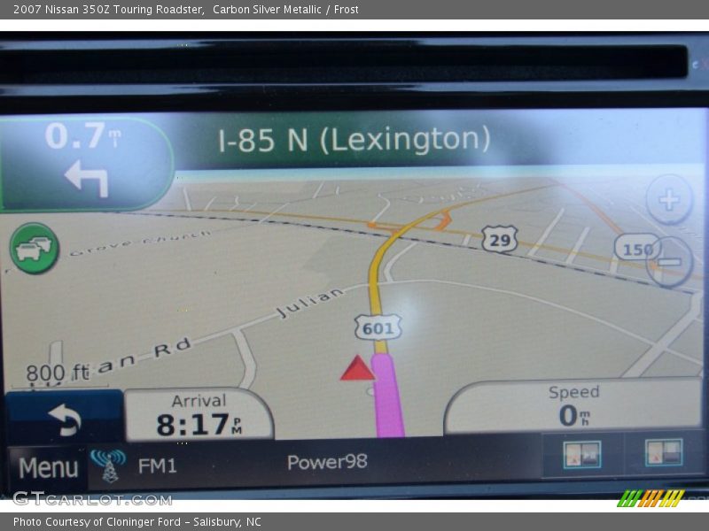 Navigation of 2007 350Z Touring Roadster