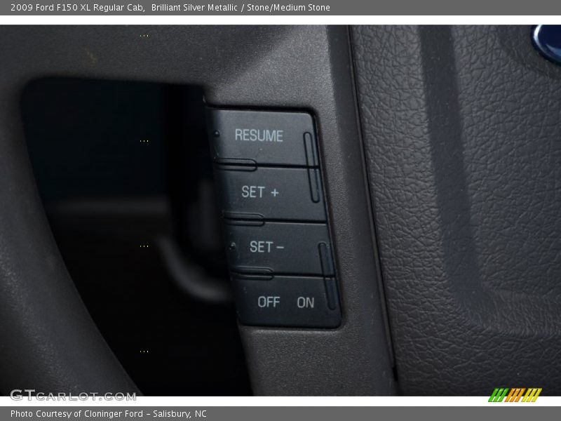 Brilliant Silver Metallic / Stone/Medium Stone 2009 Ford F150 XL Regular Cab