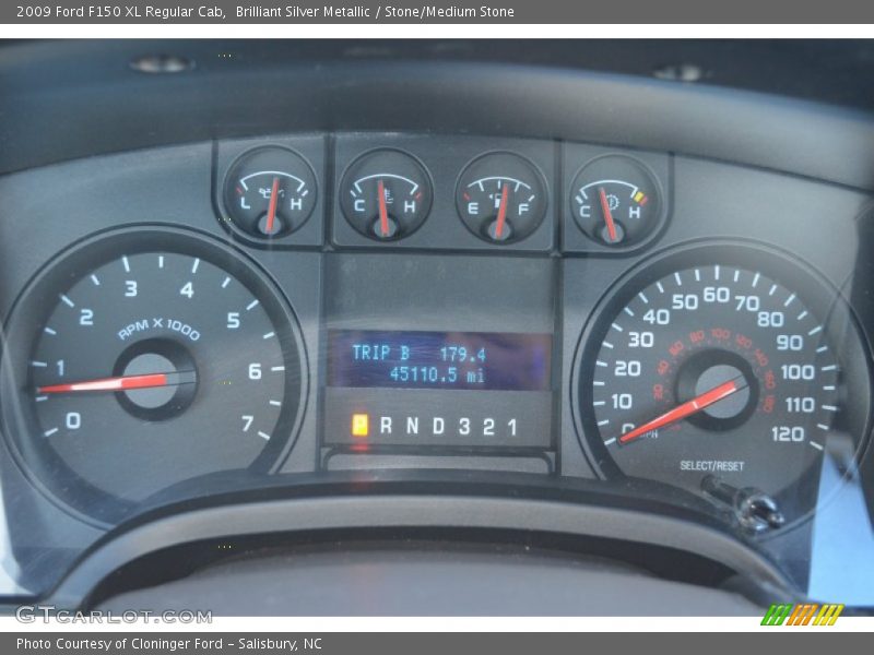  2009 F150 XL Regular Cab XL Regular Cab Gauges