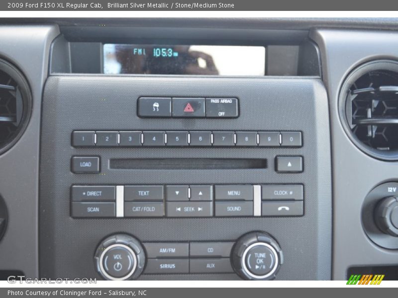Controls of 2009 F150 XL Regular Cab