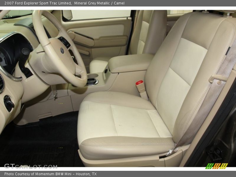 Mineral Grey Metallic / Camel 2007 Ford Explorer Sport Trac Limited