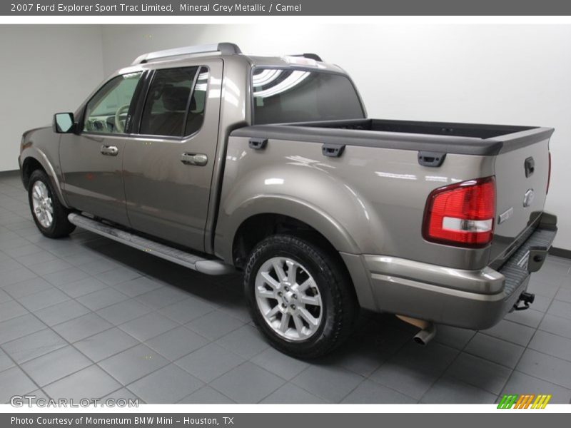 Mineral Grey Metallic / Camel 2007 Ford Explorer Sport Trac Limited