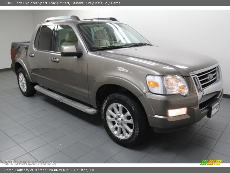 Mineral Grey Metallic / Camel 2007 Ford Explorer Sport Trac Limited