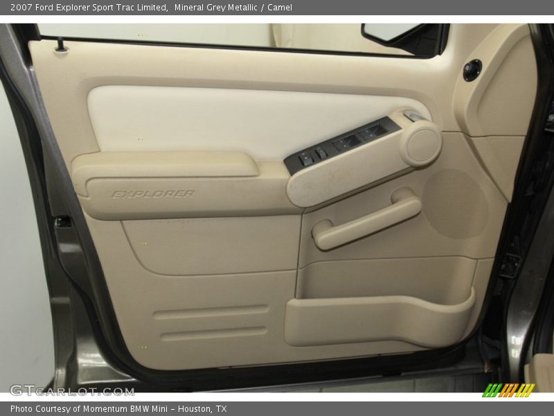 Mineral Grey Metallic / Camel 2007 Ford Explorer Sport Trac Limited