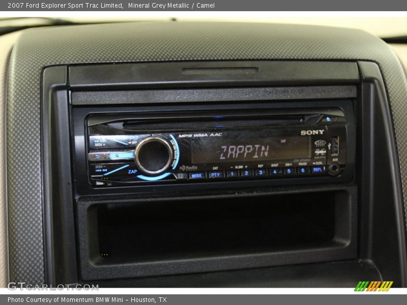 Mineral Grey Metallic / Camel 2007 Ford Explorer Sport Trac Limited