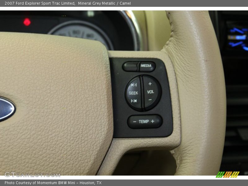 Mineral Grey Metallic / Camel 2007 Ford Explorer Sport Trac Limited