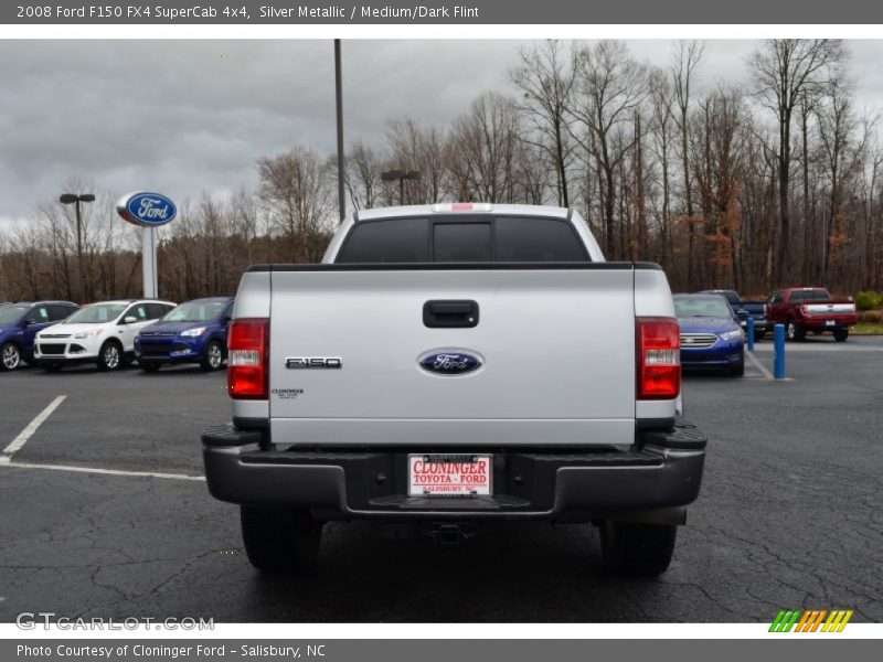 Silver Metallic / Medium/Dark Flint 2008 Ford F150 FX4 SuperCab 4x4
