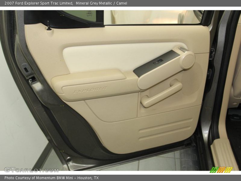 Mineral Grey Metallic / Camel 2007 Ford Explorer Sport Trac Limited