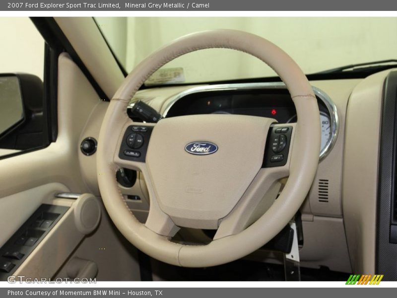 Mineral Grey Metallic / Camel 2007 Ford Explorer Sport Trac Limited