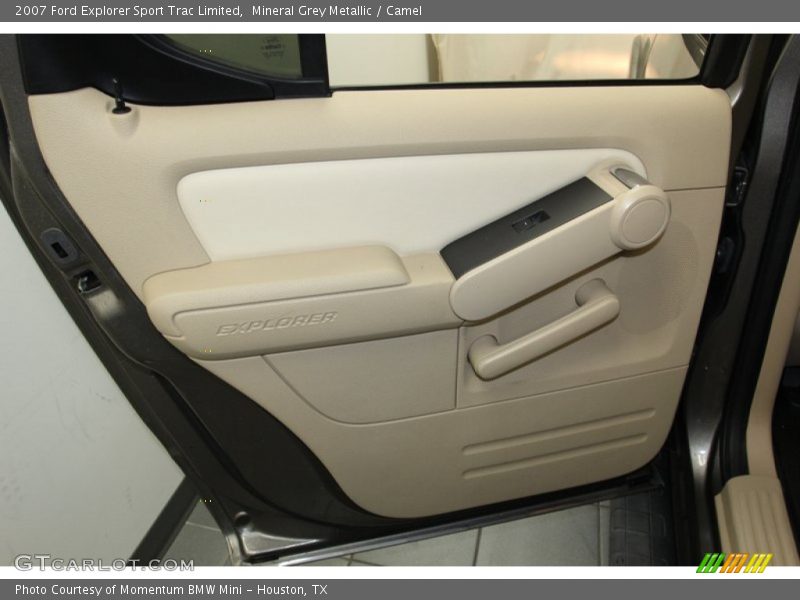 Mineral Grey Metallic / Camel 2007 Ford Explorer Sport Trac Limited