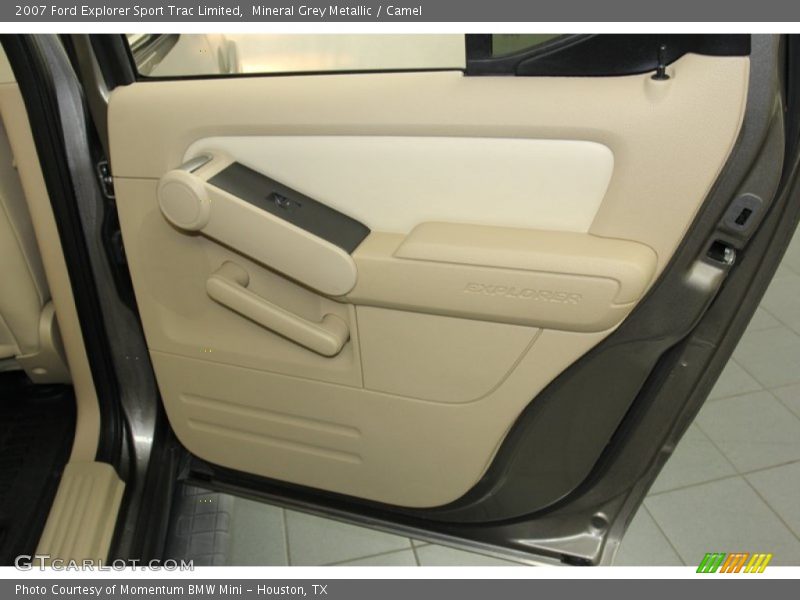 Mineral Grey Metallic / Camel 2007 Ford Explorer Sport Trac Limited
