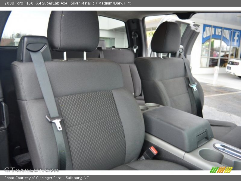 Silver Metallic / Medium/Dark Flint 2008 Ford F150 FX4 SuperCab 4x4