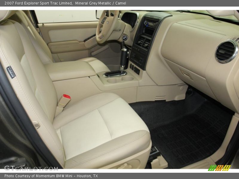 Mineral Grey Metallic / Camel 2007 Ford Explorer Sport Trac Limited