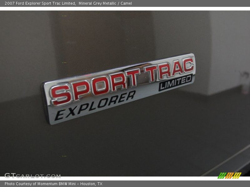 Mineral Grey Metallic / Camel 2007 Ford Explorer Sport Trac Limited