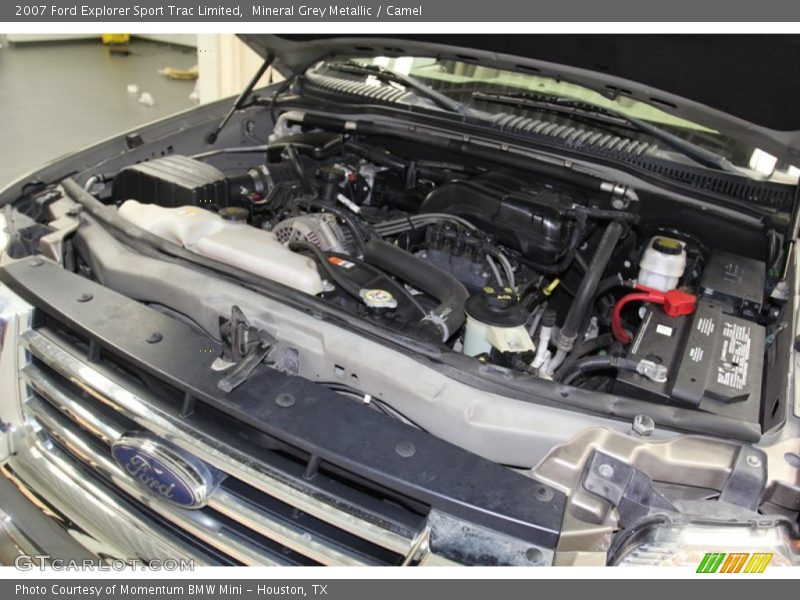 Mineral Grey Metallic / Camel 2007 Ford Explorer Sport Trac Limited