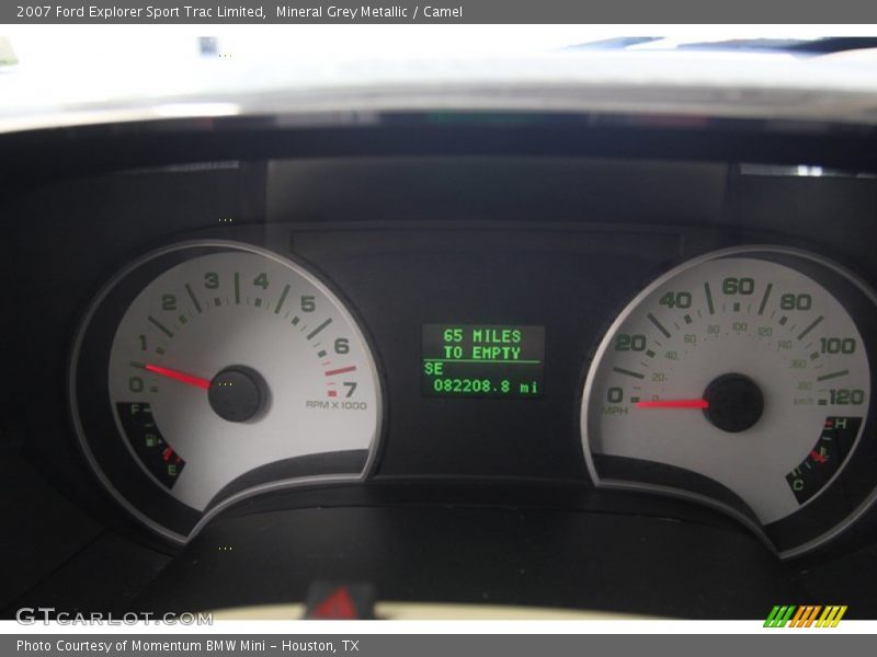 Mineral Grey Metallic / Camel 2007 Ford Explorer Sport Trac Limited