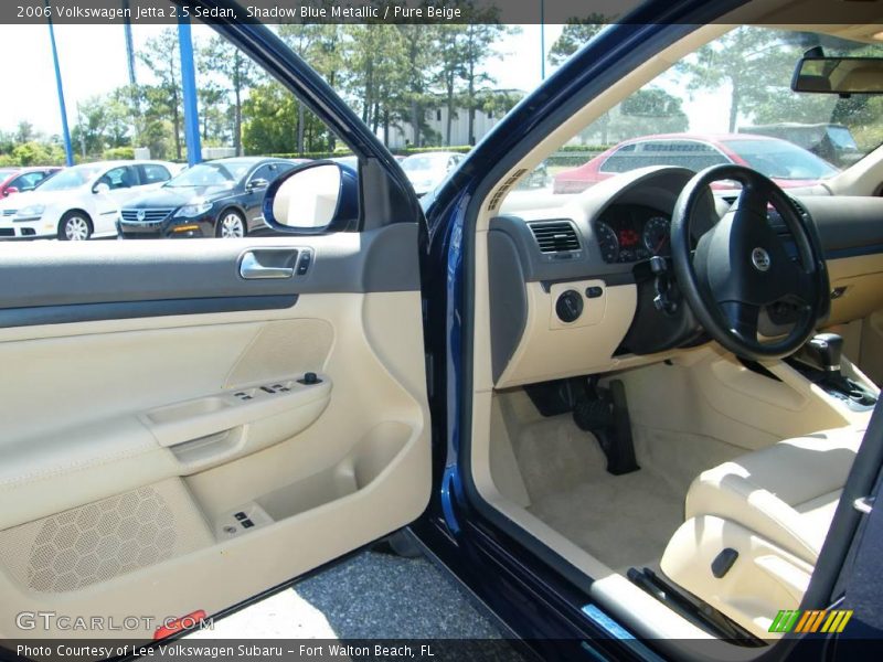 Shadow Blue Metallic / Pure Beige 2006 Volkswagen Jetta 2.5 Sedan