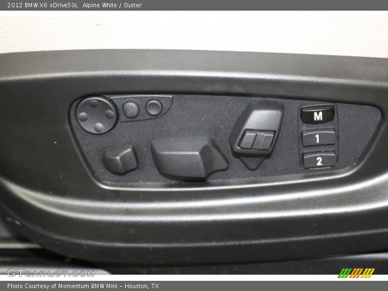 Controls of 2012 X6 xDrive50i
