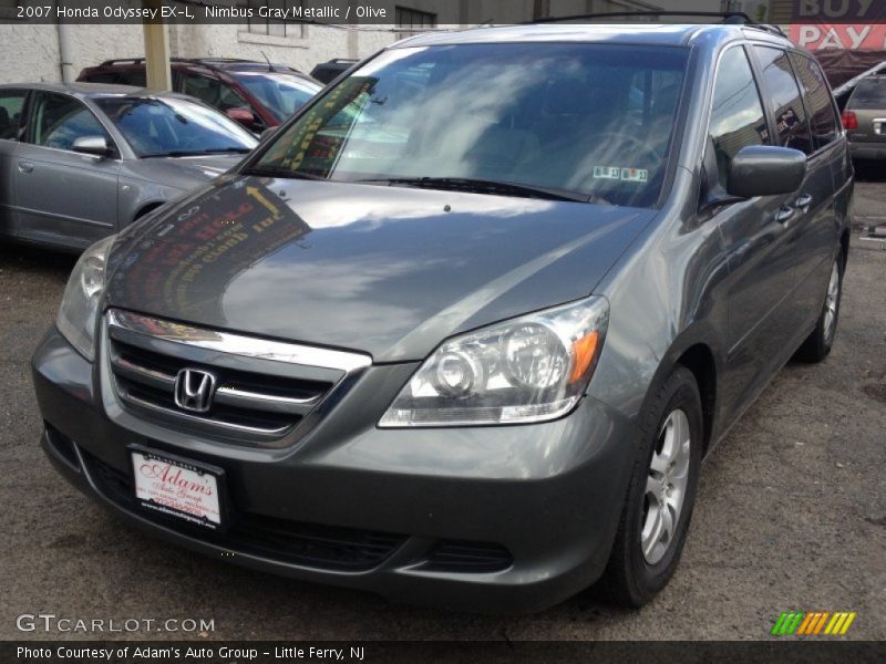 Nimbus Gray Metallic / Olive 2007 Honda Odyssey EX-L