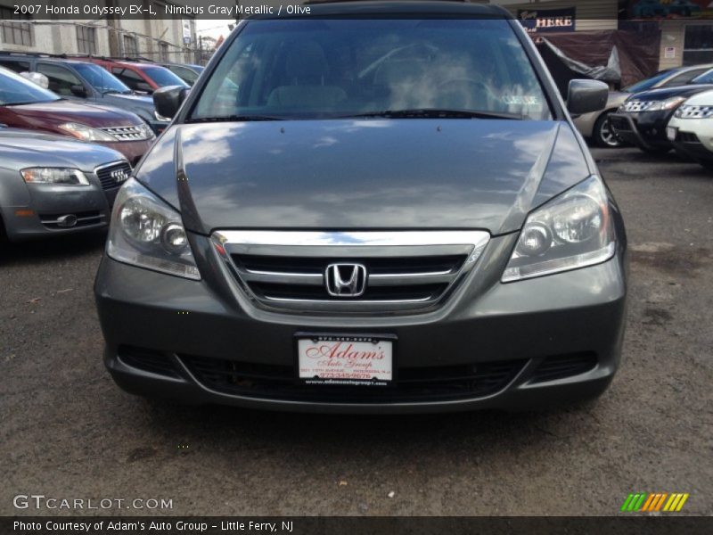 Nimbus Gray Metallic / Olive 2007 Honda Odyssey EX-L