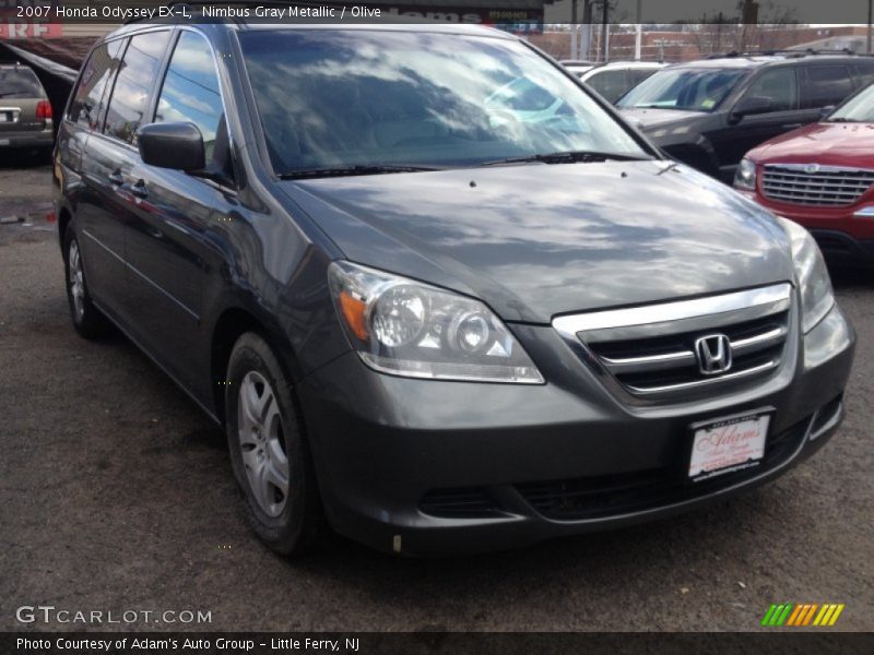 Nimbus Gray Metallic / Olive 2007 Honda Odyssey EX-L