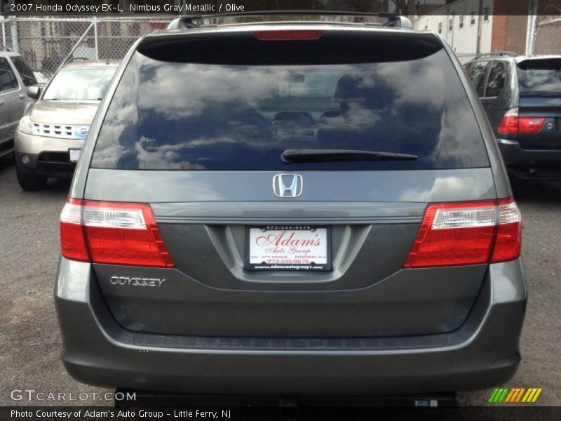 Nimbus Gray Metallic / Olive 2007 Honda Odyssey EX-L