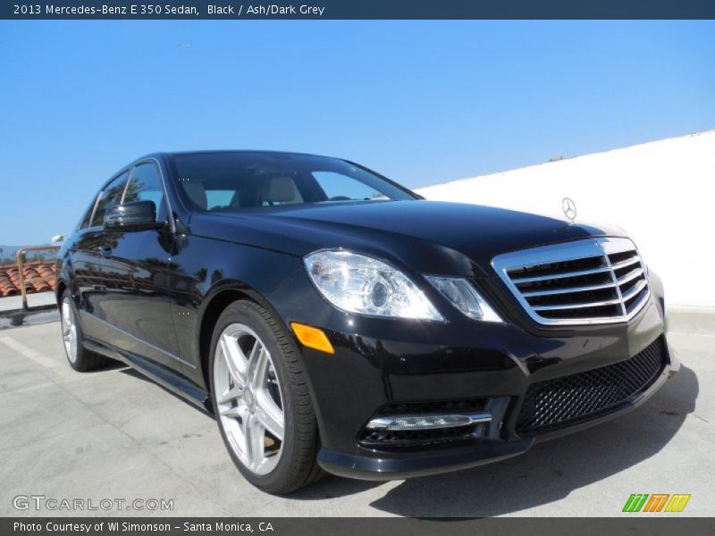 Black / Ash/Dark Grey 2013 Mercedes-Benz E 350 Sedan