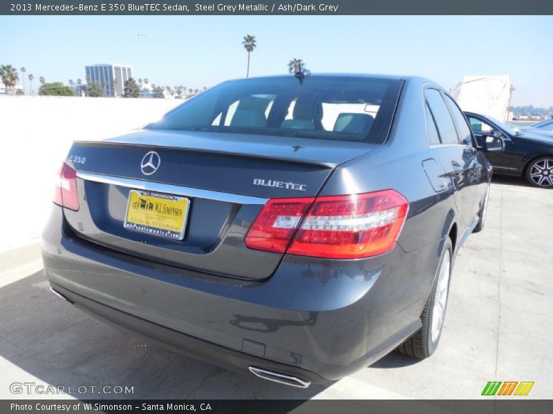 Steel Grey Metallic / Ash/Dark Grey 2013 Mercedes-Benz E 350 BlueTEC Sedan