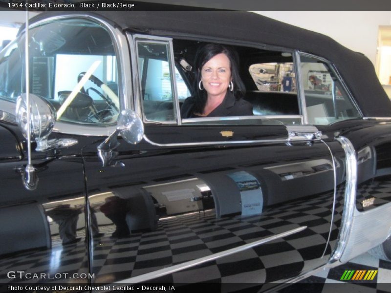 Black / Black/Beige 1954 Cadillac Eldorado