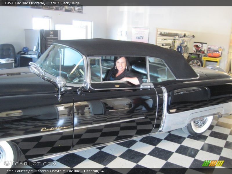 Black / Black/Beige 1954 Cadillac Eldorado