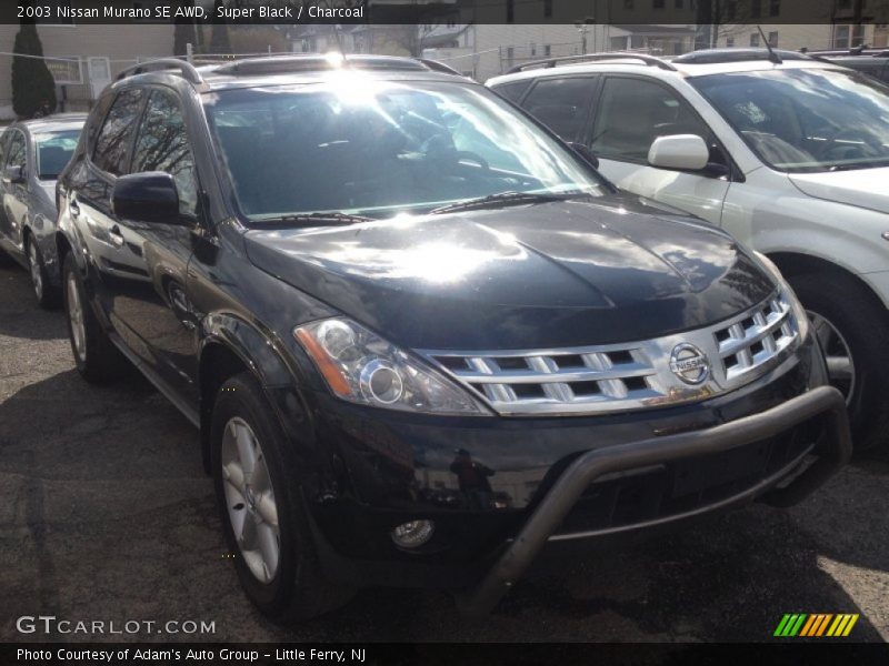 Super Black / Charcoal 2003 Nissan Murano SE AWD