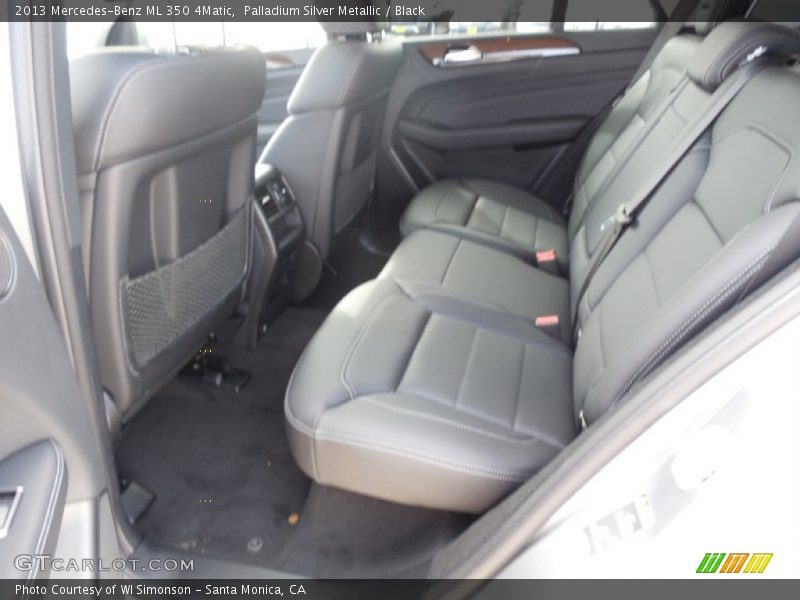 Palladium Silver Metallic / Black 2013 Mercedes-Benz ML 350 4Matic