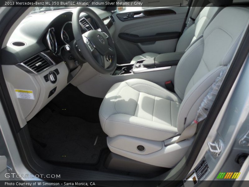  2013 ML 350 BlueTEC 4Matic Grey Interior