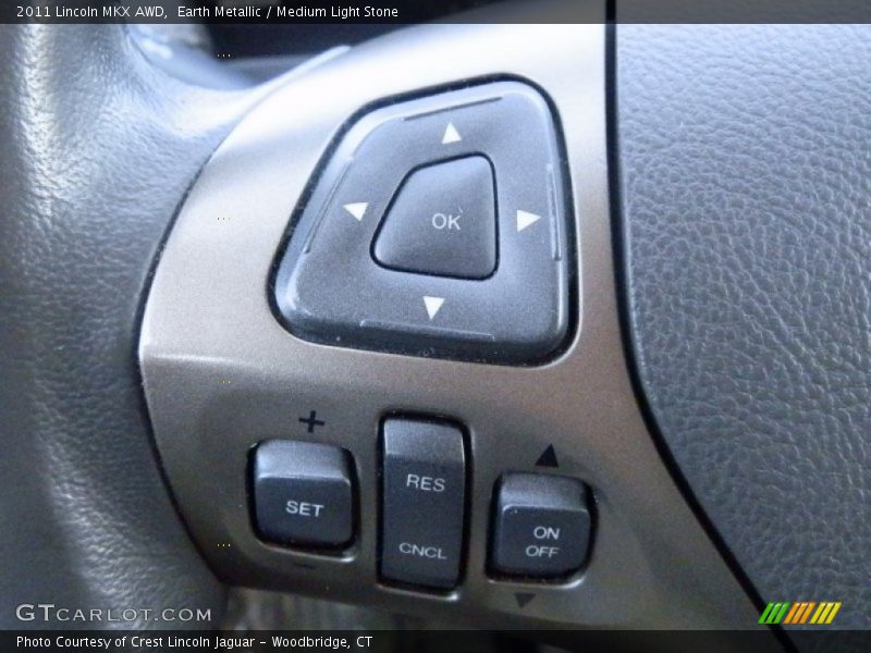 Controls of 2011 MKX AWD