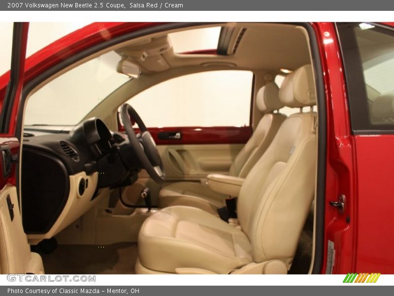 Salsa Red / Cream 2007 Volkswagen New Beetle 2.5 Coupe