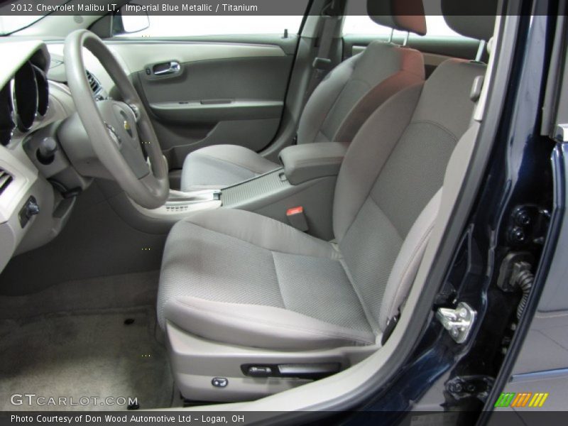 Imperial Blue Metallic / Titanium 2012 Chevrolet Malibu LT
