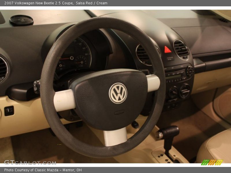 Salsa Red / Cream 2007 Volkswagen New Beetle 2.5 Coupe