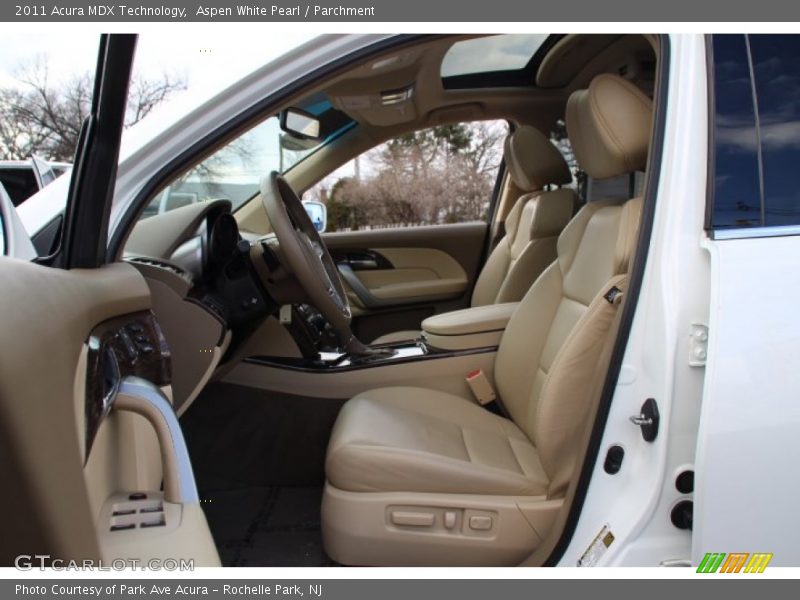 Aspen White Pearl / Parchment 2011 Acura MDX Technology