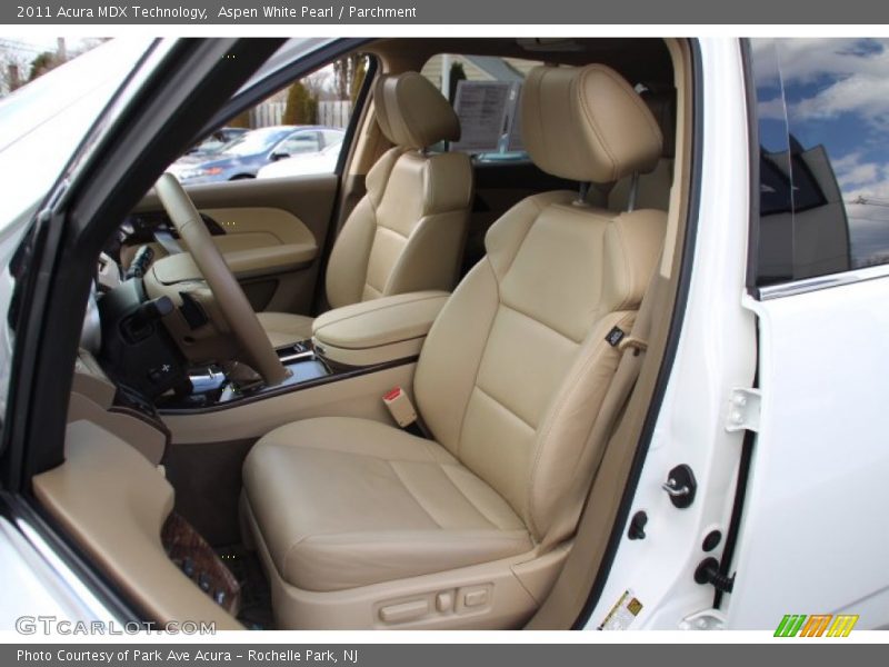 Aspen White Pearl / Parchment 2011 Acura MDX Technology