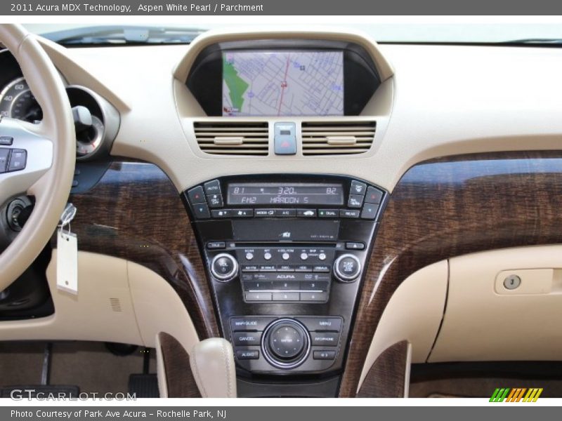 Aspen White Pearl / Parchment 2011 Acura MDX Technology