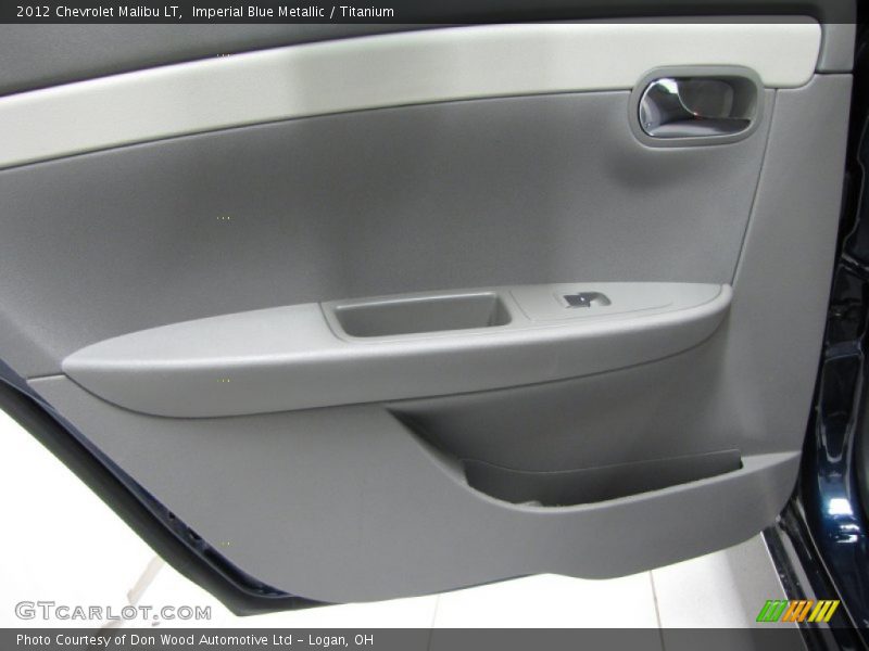 Imperial Blue Metallic / Titanium 2012 Chevrolet Malibu LT