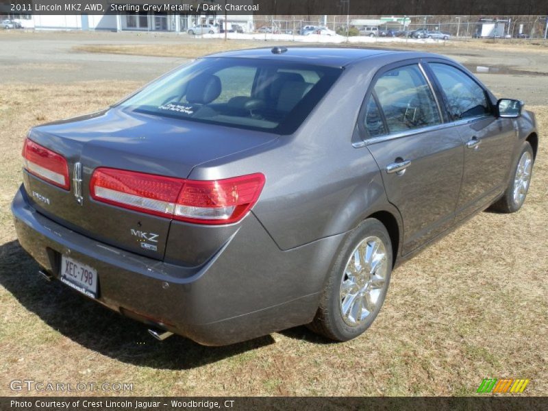 Sterling Grey Metallic / Dark Charcoal 2011 Lincoln MKZ AWD